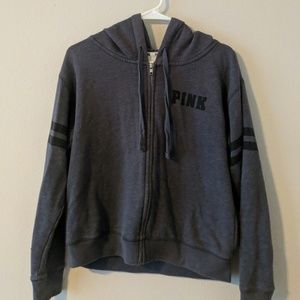 Victoria Secret PINK Zip Up Hoodie Size XS